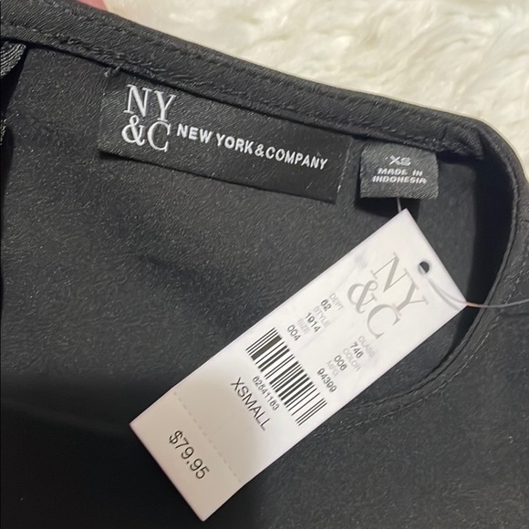 New York & Co Black Sleeveless Jumpsuit Sz XS - Picture 5 of 11